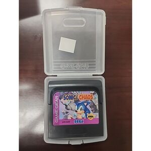 1993 Sonic Chaos (Sega Game Gear) – Cartridge with Official Plastic Case